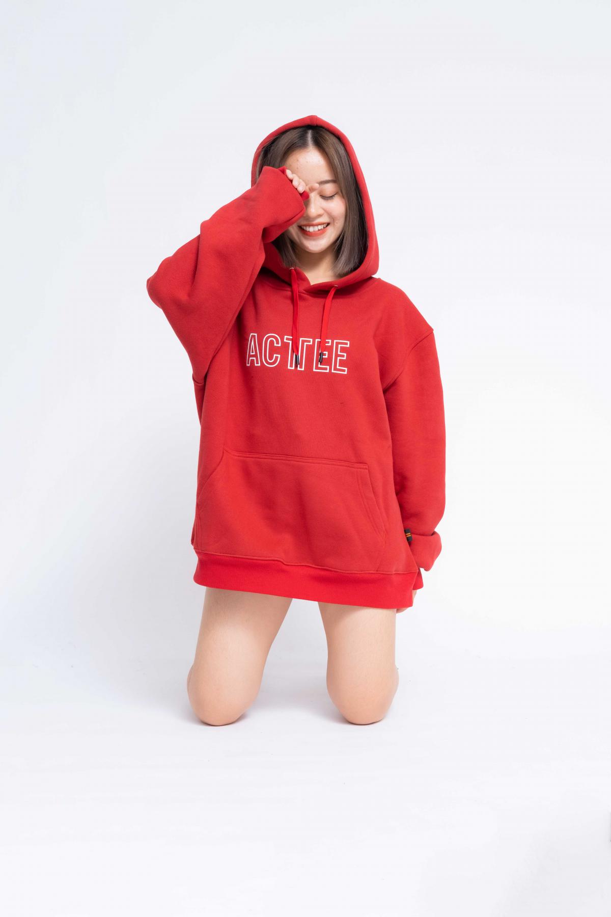 Áo Hoodie Oversized Nữ Acttee Line #4