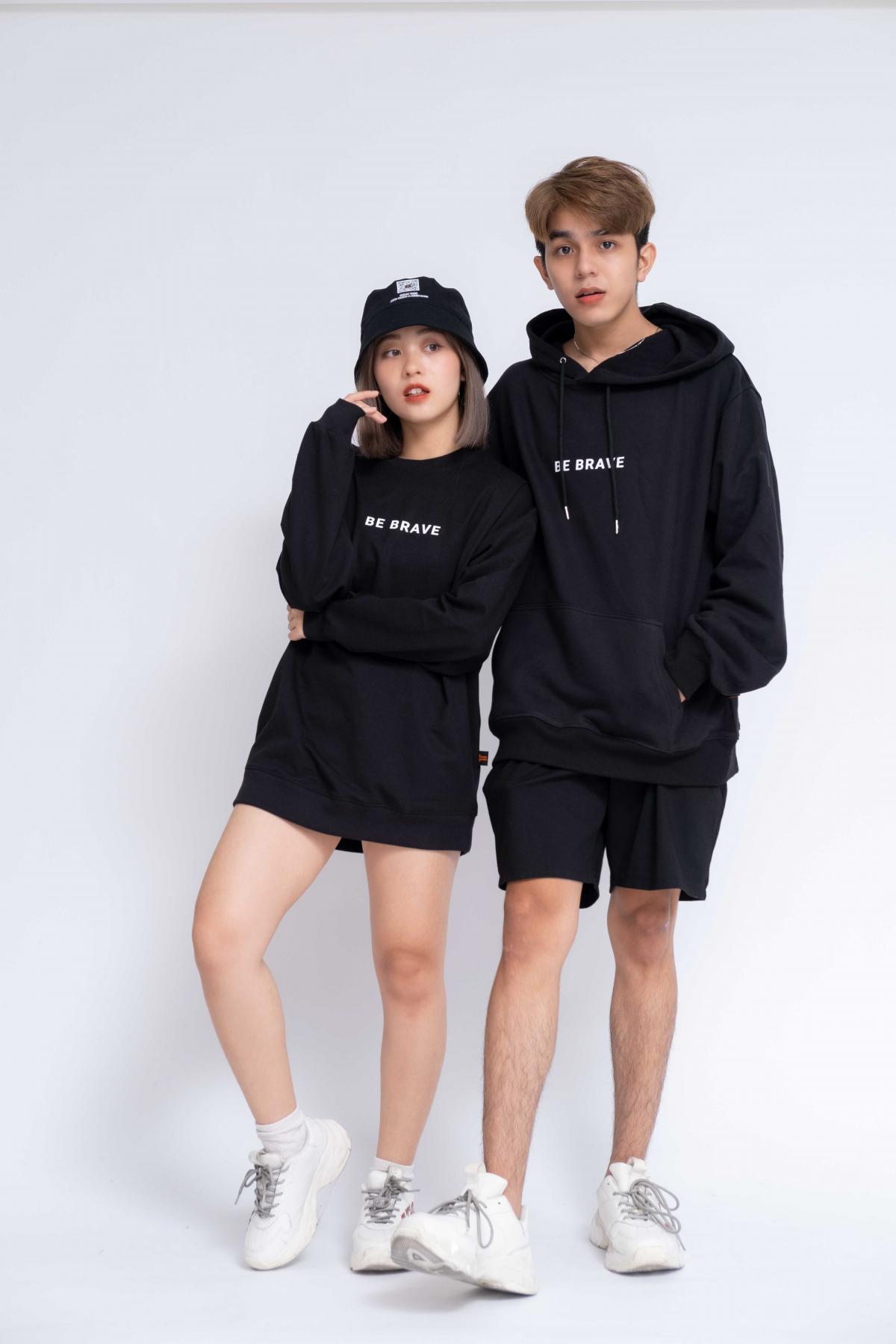 Áo Hoodie Oversized Nữ Be Brave #0