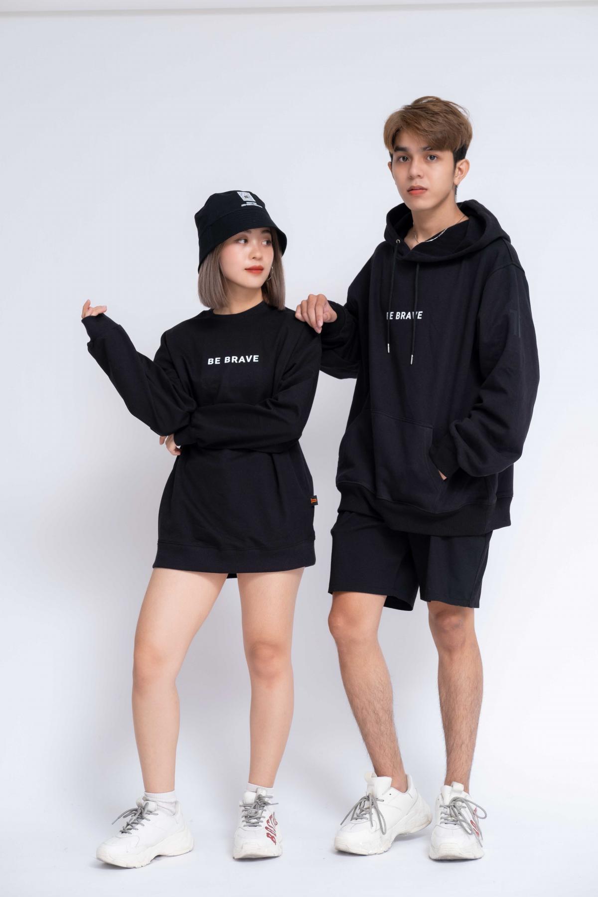 Áo Hoodie Oversized Nữ Be Brave #1