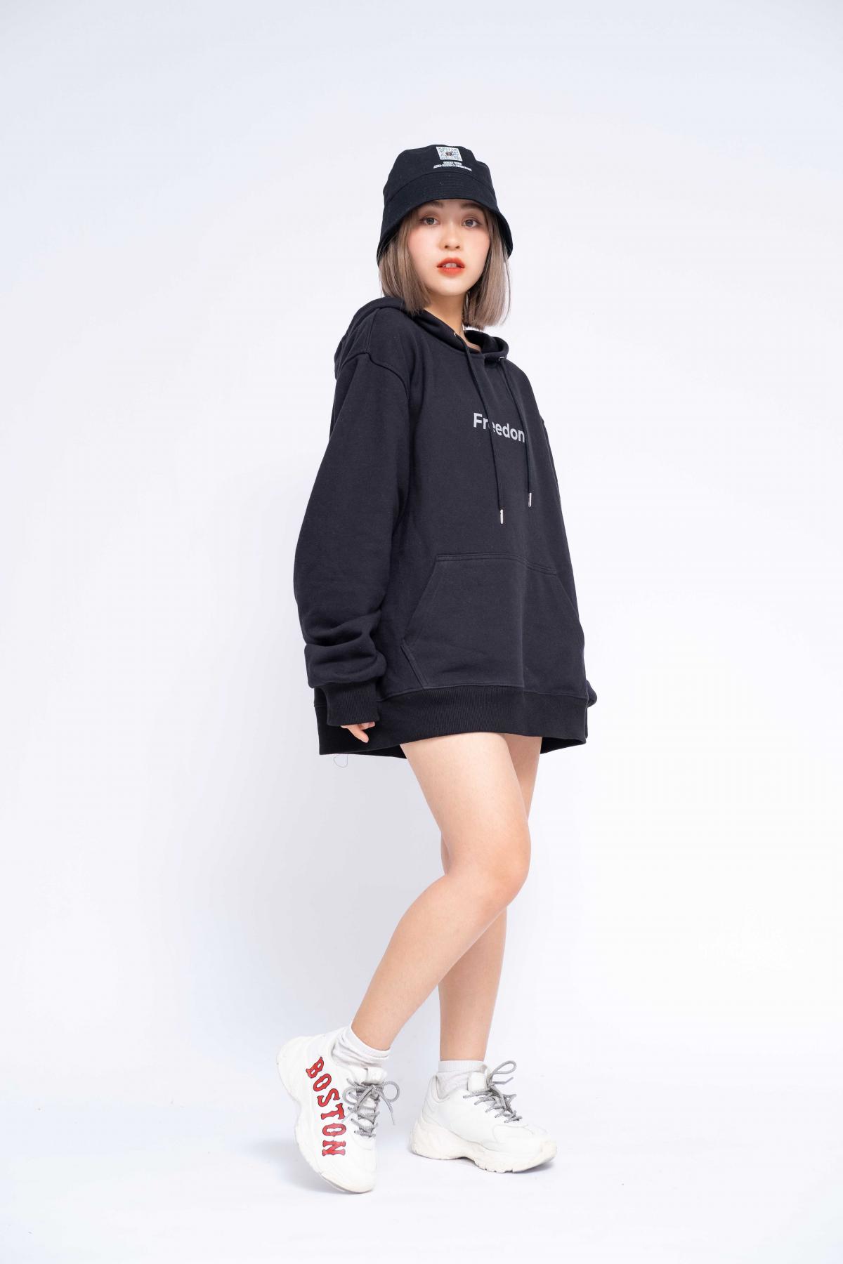 Áo Hoodie Oversized Nữ Freedom Reflection #5