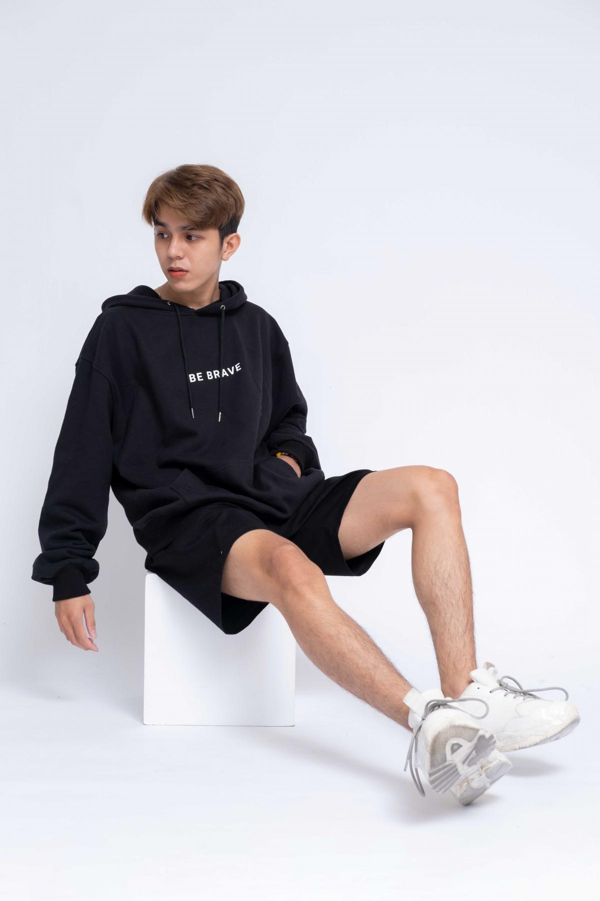 Áo Hoodie Oversized Nam Be Brave #0