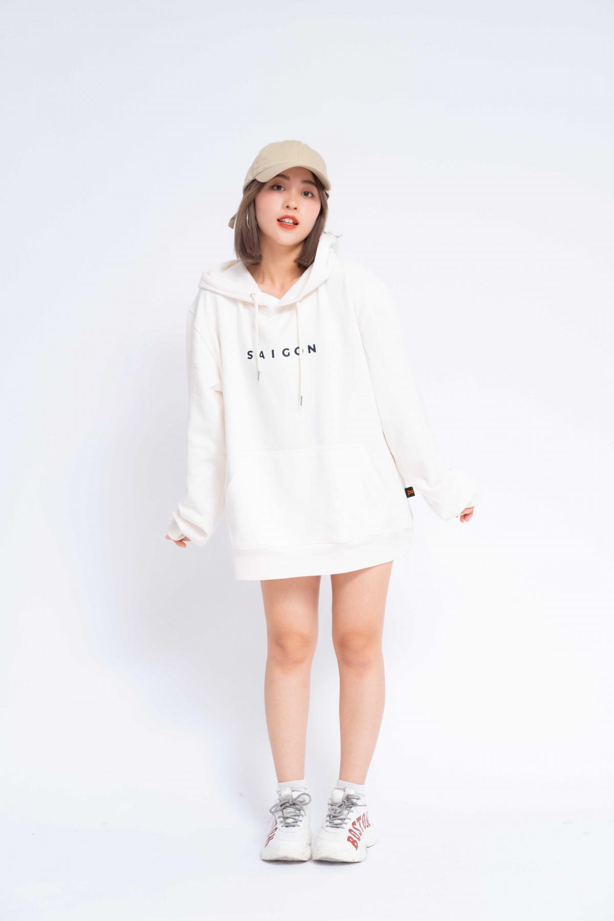 Hoodie Oversized Saigon Letter Of Vietnam #2