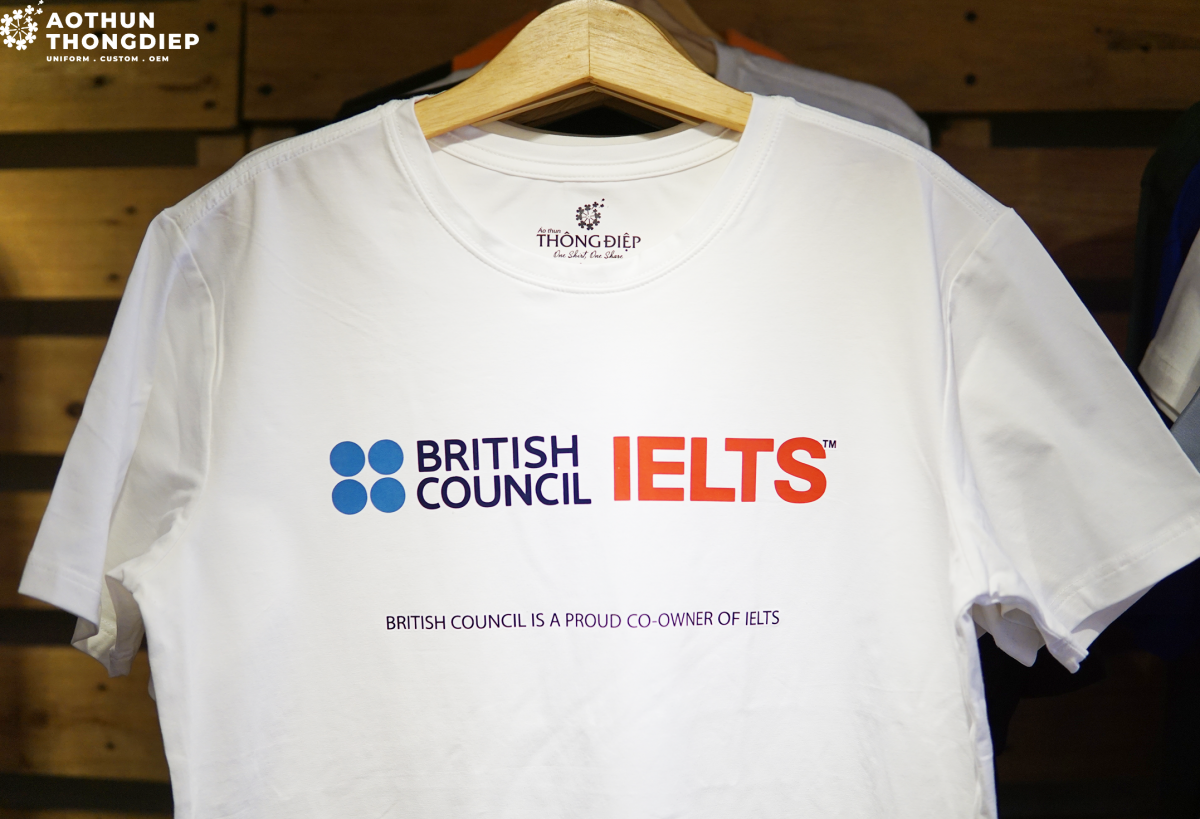 Áo thun đồng phục công ty IELTS BRITISH COUNCIL #0