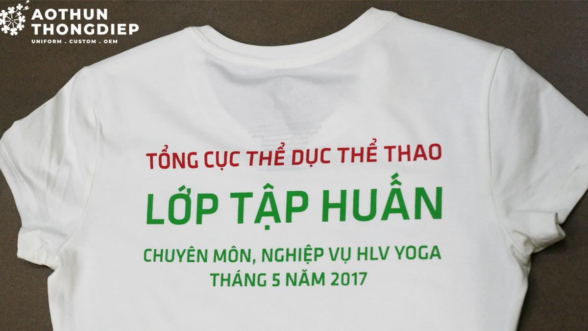 ĐƠN HÀNG ĐỒNG PHỤC CÔNG TY - LIÊN ĐOÀN YOGA VIỆT NAM #1