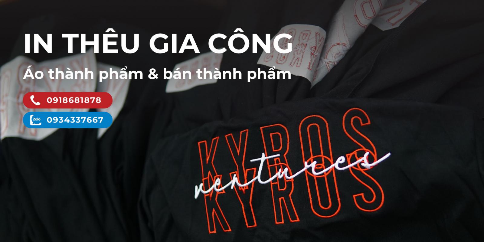 In Thêu Gia Công Áo Thun Thành Phẩm, Áo Bán Thành Phẩm